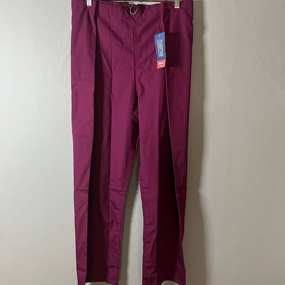Cherokee Scrubs Women Pants set 2x Medical Scrubs Workwear Burgandy